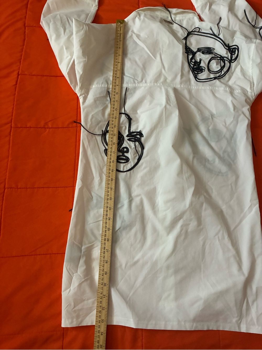 Maniere De Voir Womens Shirt Dress 10 Embroidered - Picture 4 of 7
